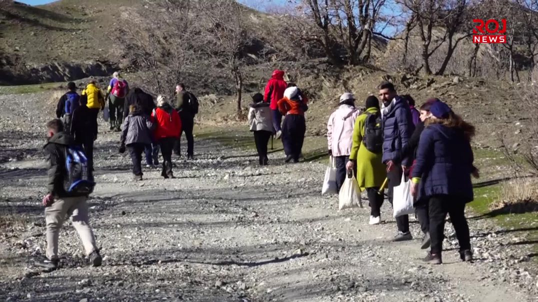 ژنان لەپێناو پاراستنی ژینگەدا بەشداری هەڵمەتی زاگرۆسانە دەکەن