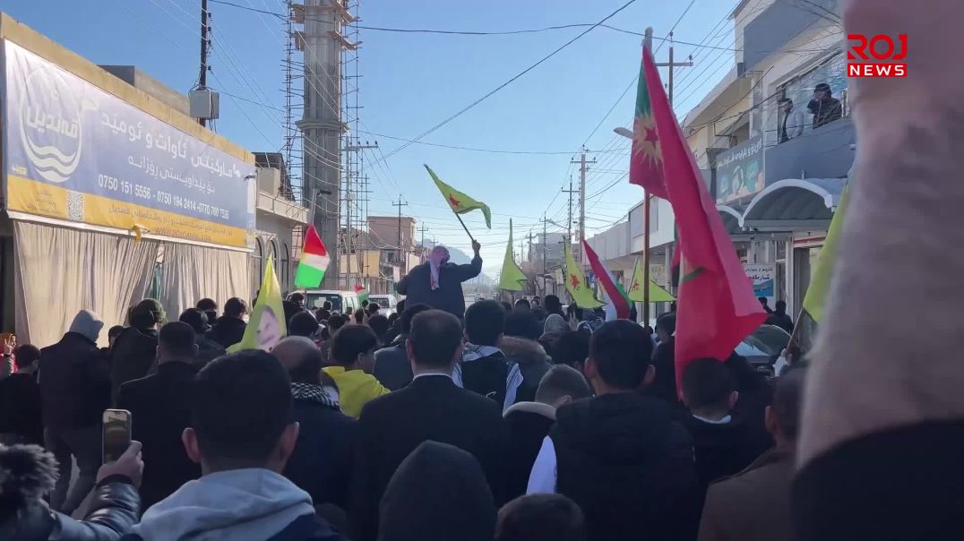 هاوڵاتییانى سەنگەسەر و وارماوا پشتیوانی ڕۆژئاواى کوردستان دەکەن