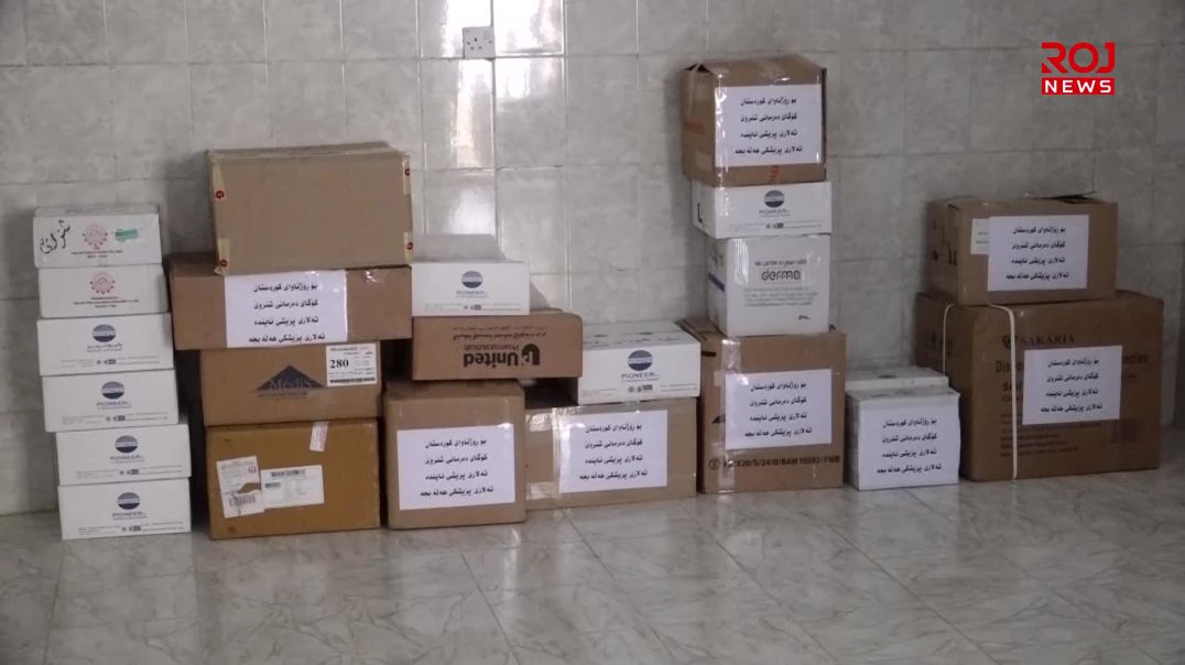 تەندرووستی هەڵەبجە پێداویستى پزیشکیی و دەرمان دەنێرێت بۆ ڕۆژئاوا