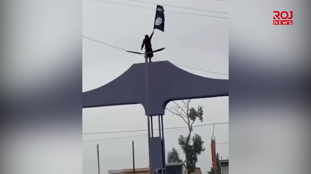 دووبارە ئاڵاکانی داعش لە ناو شاری ڕەقە بەرزکرانەوە