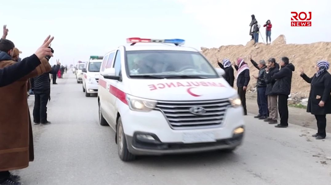 کاروانی شەهید و بریندارانی شێخ مەقسوود و ئەشرەفیە گەیشتە حەسەکە