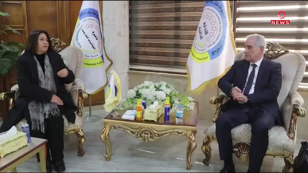 Şandeya KNK’ê serdana Rojava kir