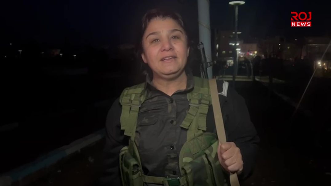 پەیامی نەسرین ءەبدوڵا، ئەندامی فەرماندەی گشتیی یەپەژە: ئێمە لێرەین بەرخۆدانی شەرەف دەکەین