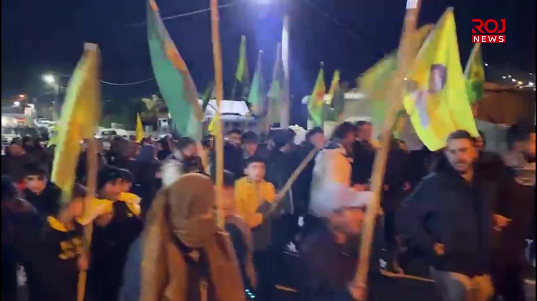 Şêniyên Mexmûrê ji bo Rojava her şev li ser linganin