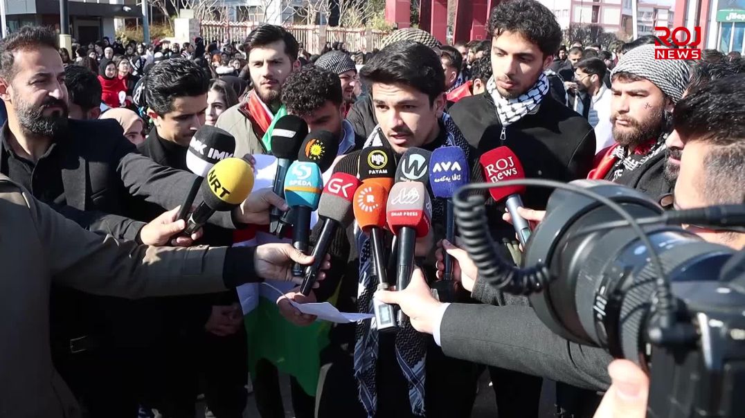 خوێندکارانی زانکۆی ڕاپەڕین: ڕۆژئاوا ناسنامەی کەرامەتی ئێمەیە