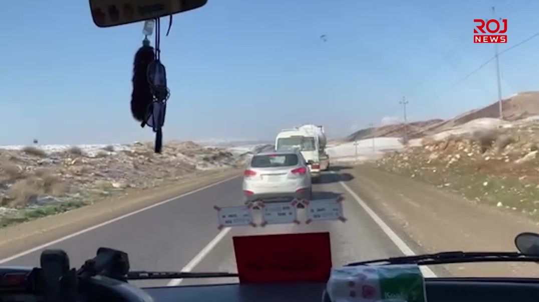 کاروانی سەفەربەریی بۆ ڕۆژئاوا سنووری دێگەڵەی تێپەڕاند