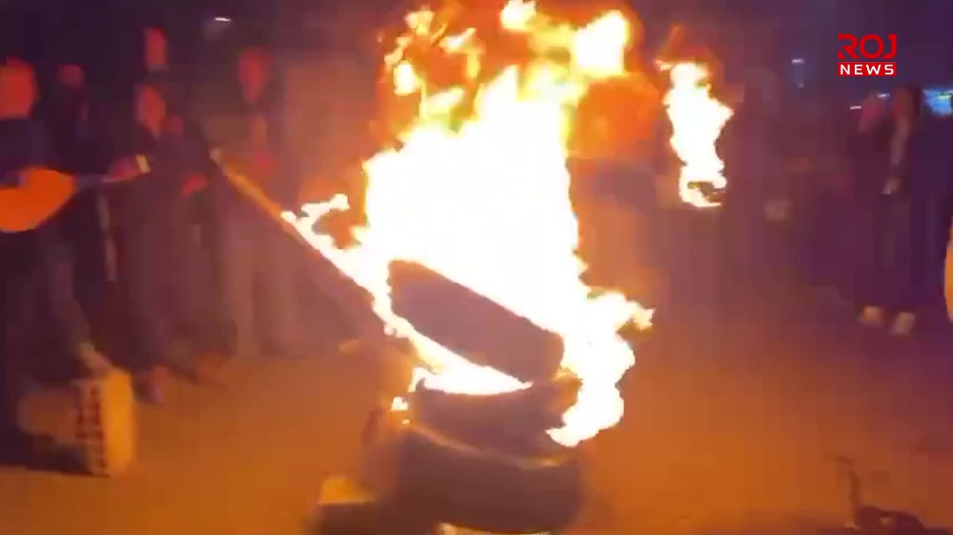 خەڵکی کۆبانێ دژی هێرش و گەمارۆ هاتنە مەیدانەکان