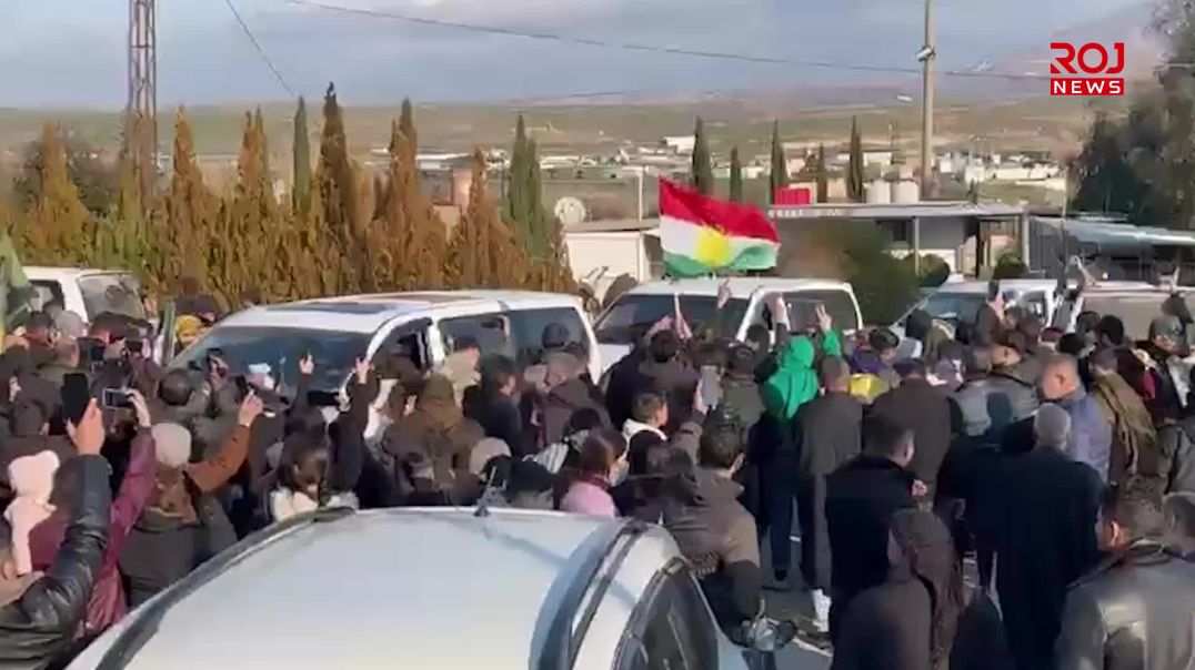 کاروانی گەلی باشووری کوردستان سنووری ڕۆژئاوایان تێپەڕاند