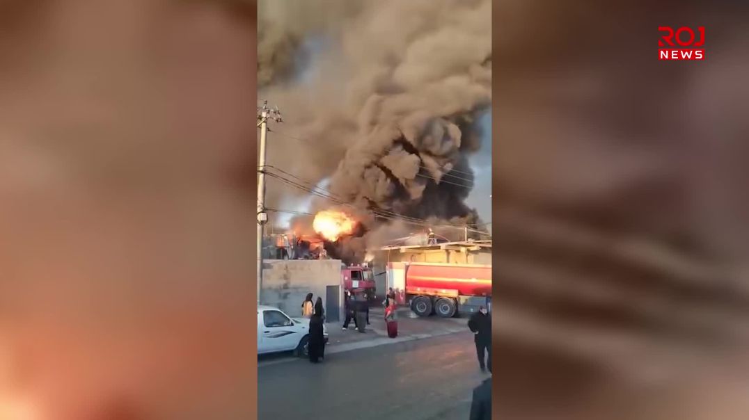 لە هەولێر کارگەیەکی گەورە گڕی گرت