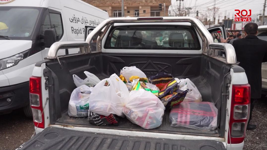 لە هه‌ڵه‌بجه‌ و سۆران هاوکاری بۆ ڕۆژئاوای کوردستان کۆکرانەوە و ڕەوانە کران