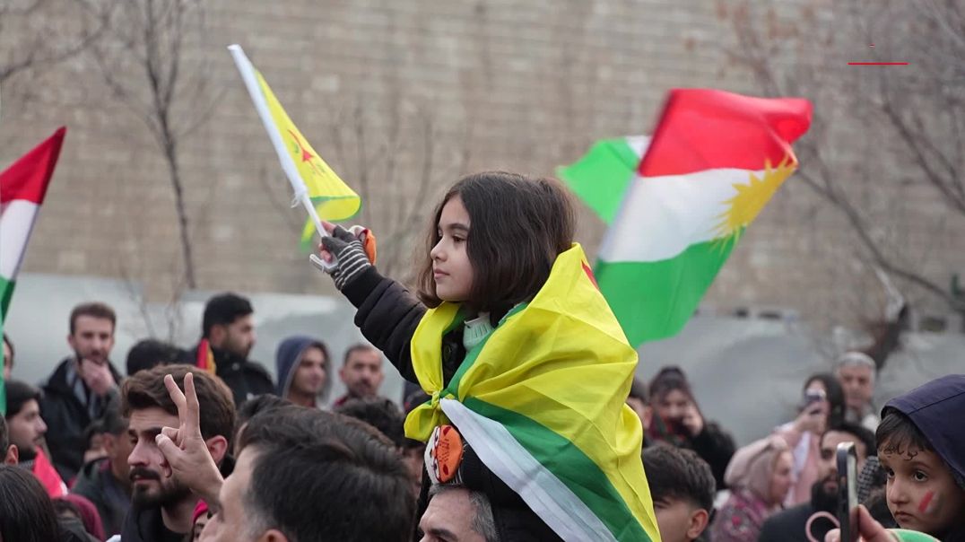 لە سلێمانی خۆپیشاندانێکی گەورەی پشتیوانی بۆ ڕۆژئاوا بەڕێوەچوو