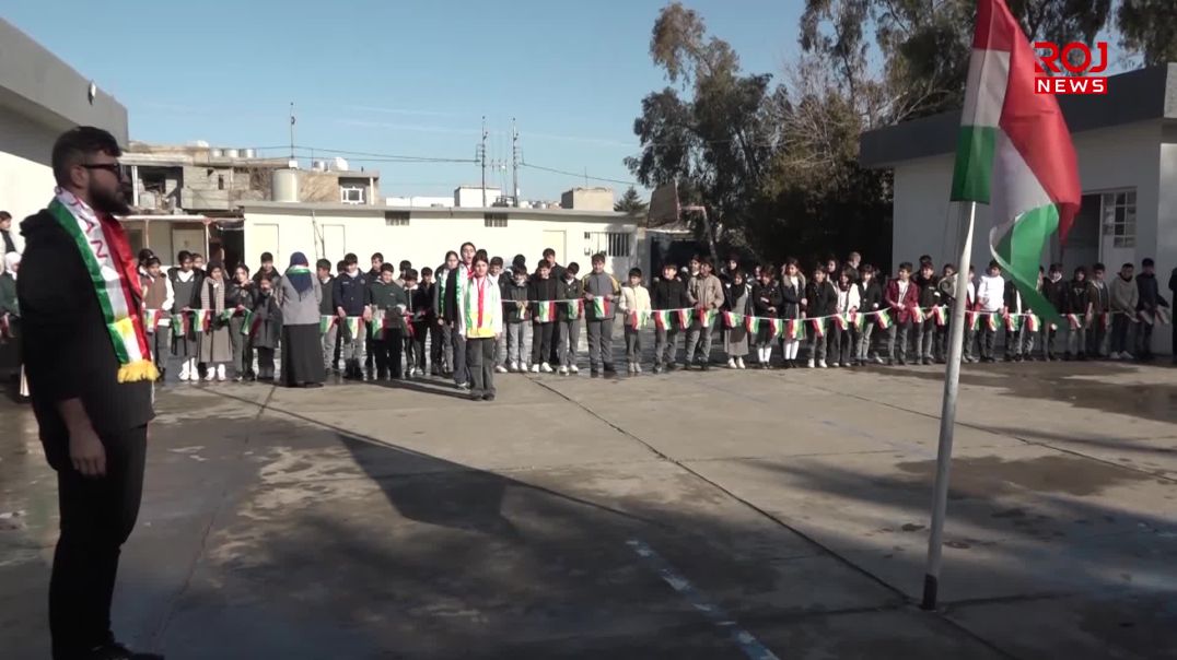 خوێندنگەکانی چەمچەماڵیش پاڵپشتییان لە ڕۆژئاوای کوردستان کرد