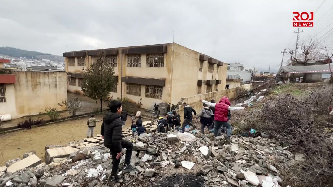 لە سۆران دیواری خوێندگەیەک ڕوخا