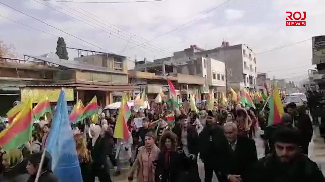 لە چەندین شار ڕۆژی جیهانیی پشتیوانی بەرخۆدانی ڕۆژئاوا پیرۆز کرا