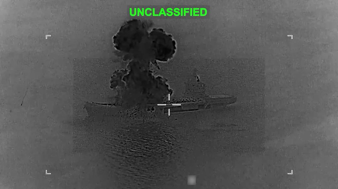 ئەمریکا کەشتییەکی درۆن هەڵگری ئێرانی تەقاندەوە