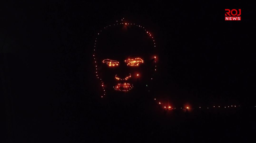 خوێندکارانی مەخموور بە مەشخەڵ تابلۆی مەزڵووم دۆغانیان کێشا