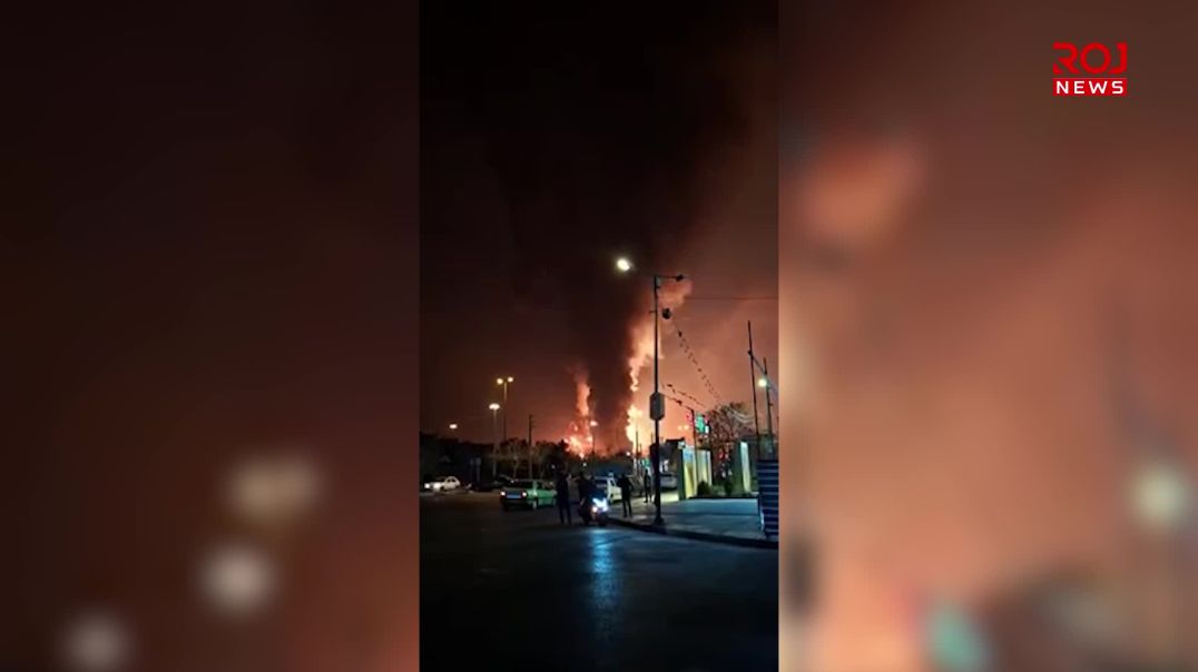 کۆگایەکی نەوت لە تاران بە ئامانج گیرا