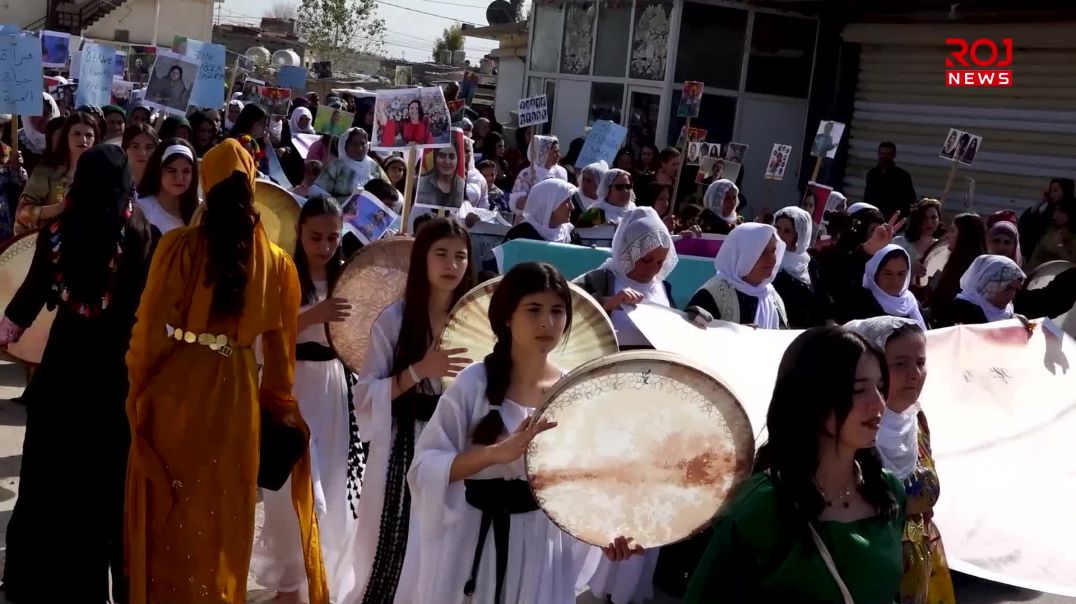 Li Mexmûrê bi boneya 8’ê Adarê meşek girseyî hate lidarxistin