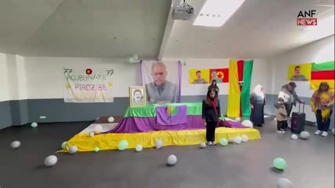 لە دارمشتاتی ئەڵمانیا ساڵیادی لە دایکبوونی ڕێبەر ئاپۆ پیرۆز کرا