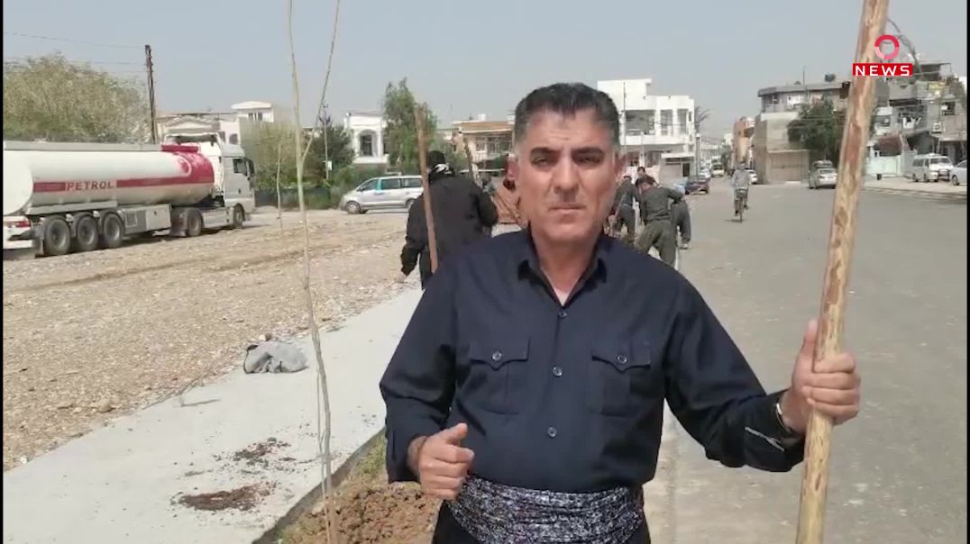 هاوڵاتییانی کەلار بە بۆنەی ساڵڕۆژی لەدایکبوونی ڕێبەر ئاپۆ نەمامیان چاند