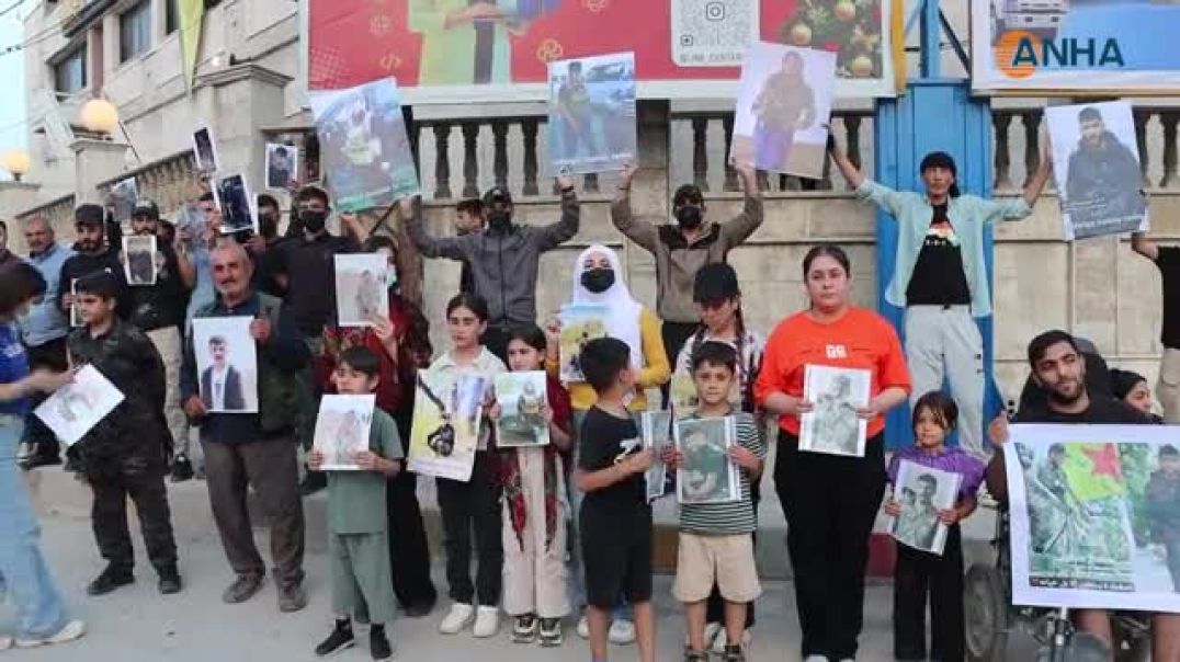 Malbatên ji Qamişloyê banga berdana zarokên xwe kir