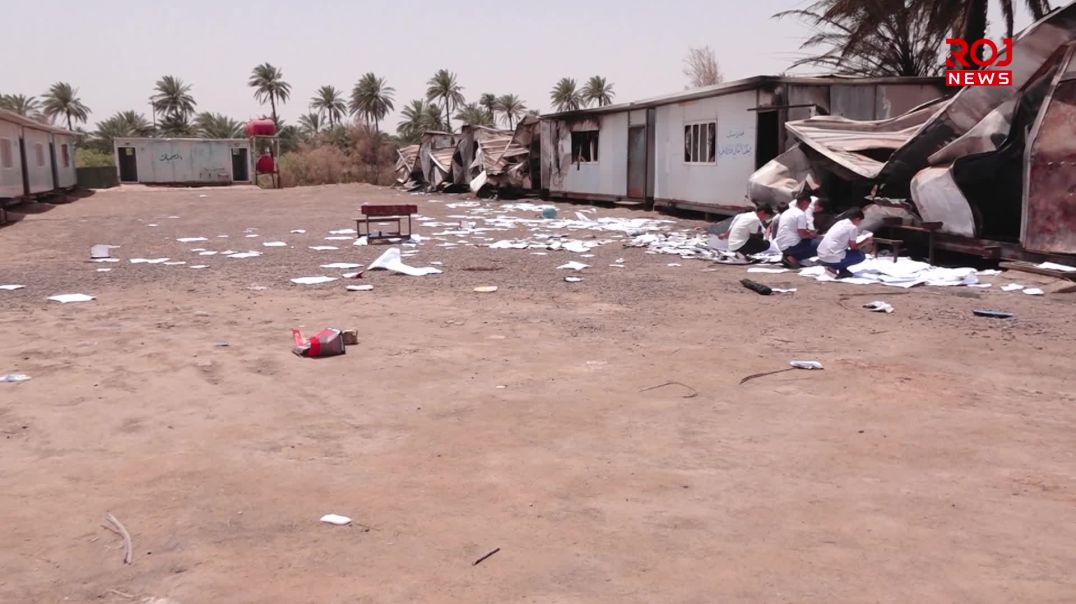 مدرسة احترقت وأحلام معلقة