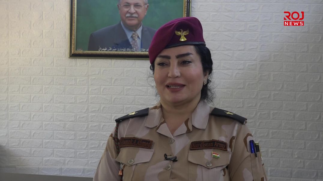 ژنە ئەفسەرێکی پێشمەرگە داوای پشتیوانی نێودەوڵەتی بۆ یەپەژە دەکات