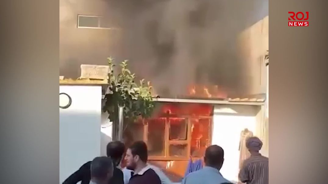 لە گوندێکی حاجی ئاوا ئاگر لە ماڵێک کەوتەوە و قوربانی هەیە