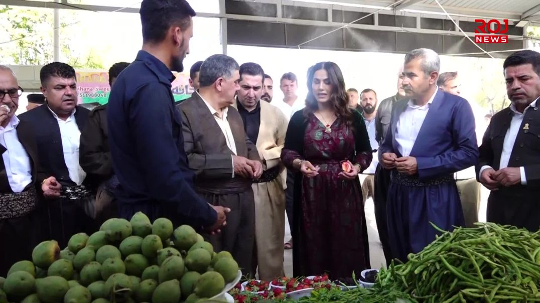 لە هەڵەبجە هه‌فته‌بازاڕێكى كشتووكاڵى بۆ جوتیاران کرایەوە