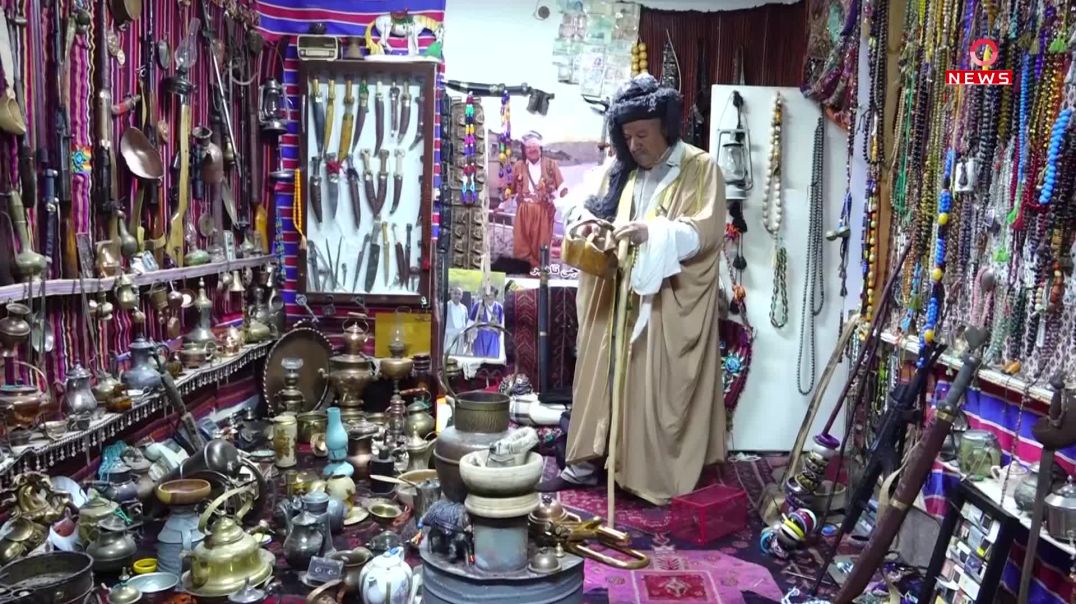 هاووڵاتییەک ٤٠ ساڵە بە کۆکردنەوەی کەرەستەی کلتووری مۆزەخانەیەکی بوونیاد ناوە