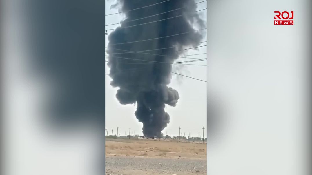 لە سنووری پارێزگای هەولێر ئاگر لە پاڵاوگەیەکی نەوت کەوتەوە