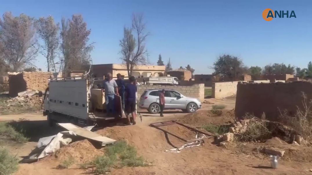 کاروانی دووەمی کۆچبەرانی سەرێکانی گەیشتنەوە گوندەکانیان