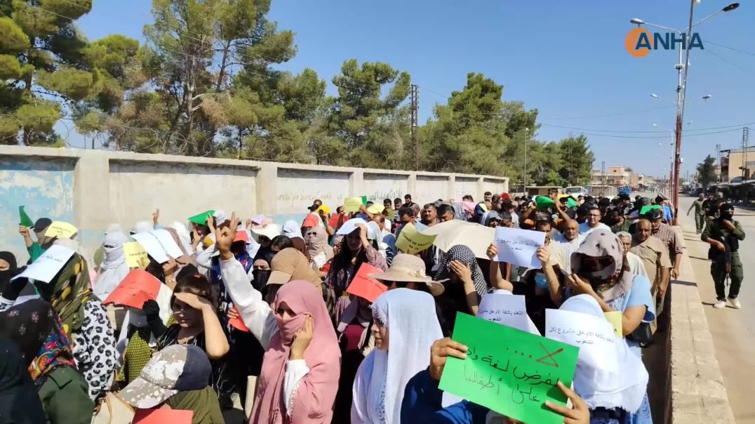 لە کۆبانێ و حەسەکەش داوای مافی خوێندن بە زمانی کوردیی کرا