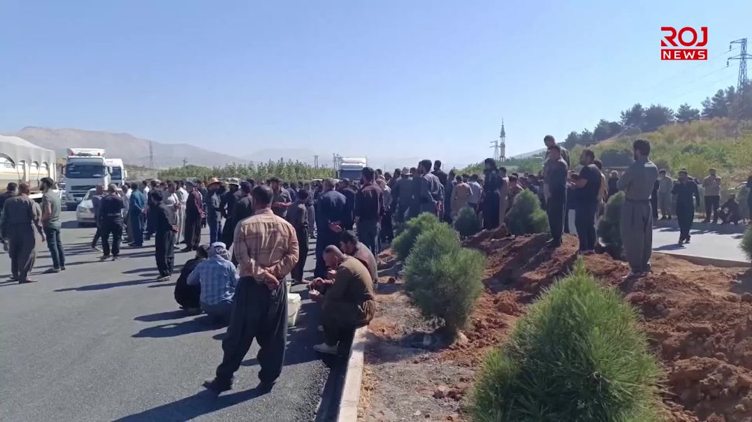 جوتیارانی پێنجوێن ڕێگەی نێوان شارەکەیان و سلێمانیان داخست