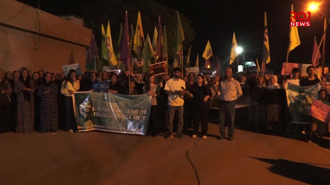 Meclîsa Ciwanan ya Mexmûrê li dijî provakasyonên li Rojava rû dan meşiya