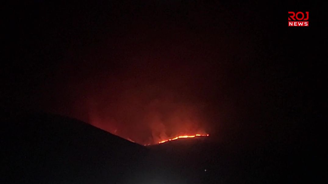 تا ئێستا ئاگرەکەی چیای ئاسۆس کۆنترۆڵ نەکراوە