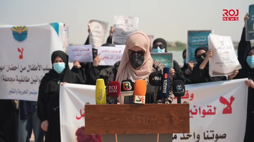 وقفة احتجاجية في البصرة ضد قانون احوال الشخصية