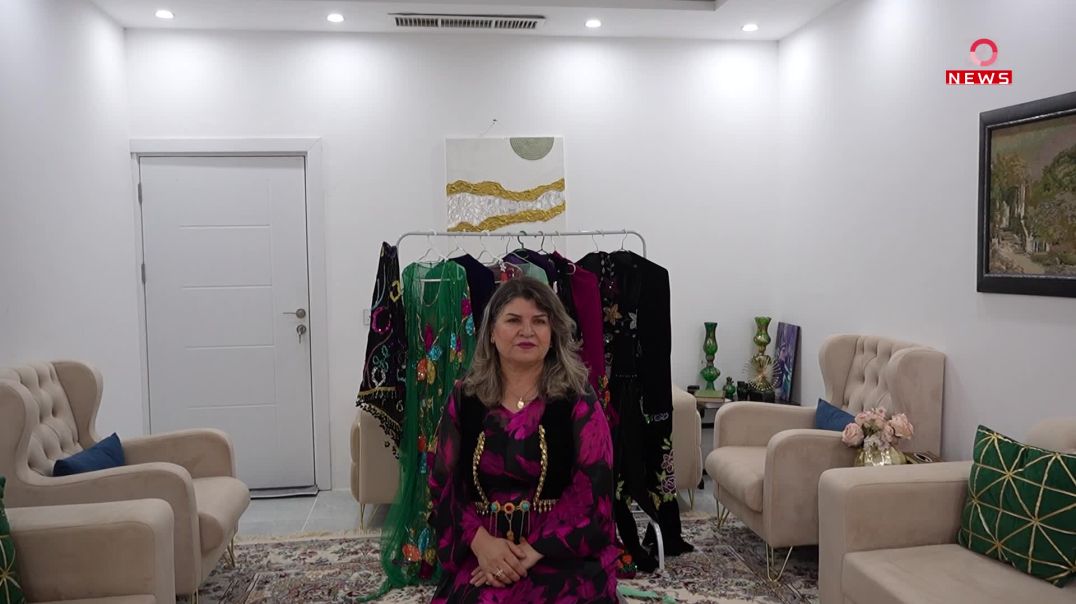 ژنێکی دەستڕەنگین هونەرەکەی دەکاتە قەڵغانی بژێوی ژیانی